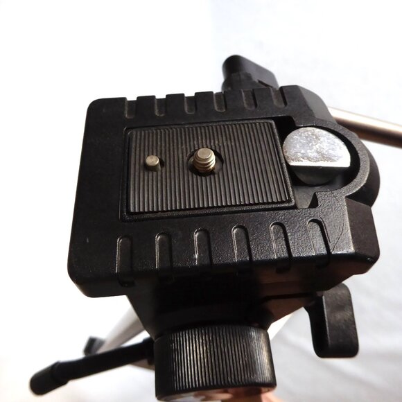 VINTAGE GOLD COAST GT-400P PHOTO VIDEO FLUID ACTION CAMERA TRIPOD STAND 20 - 60" - Picture 4 of 16